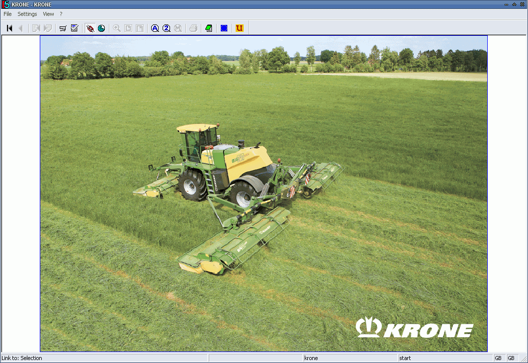 Krone, электронный каталог запчастей на весь спектр ...
